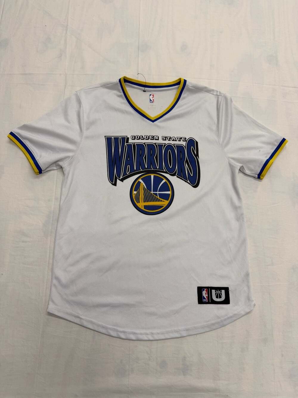 NBA Golden State Warriors Short Sleeve V-Neck Shooting Jersey